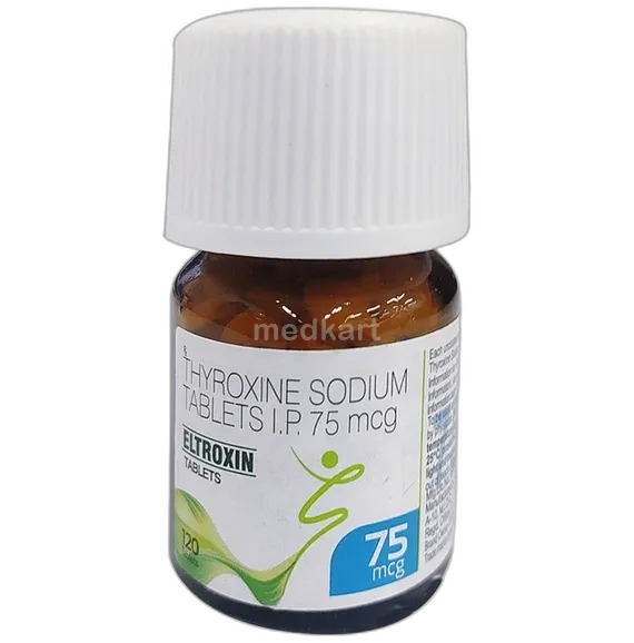 eltroxin 75mcg tablet 120's